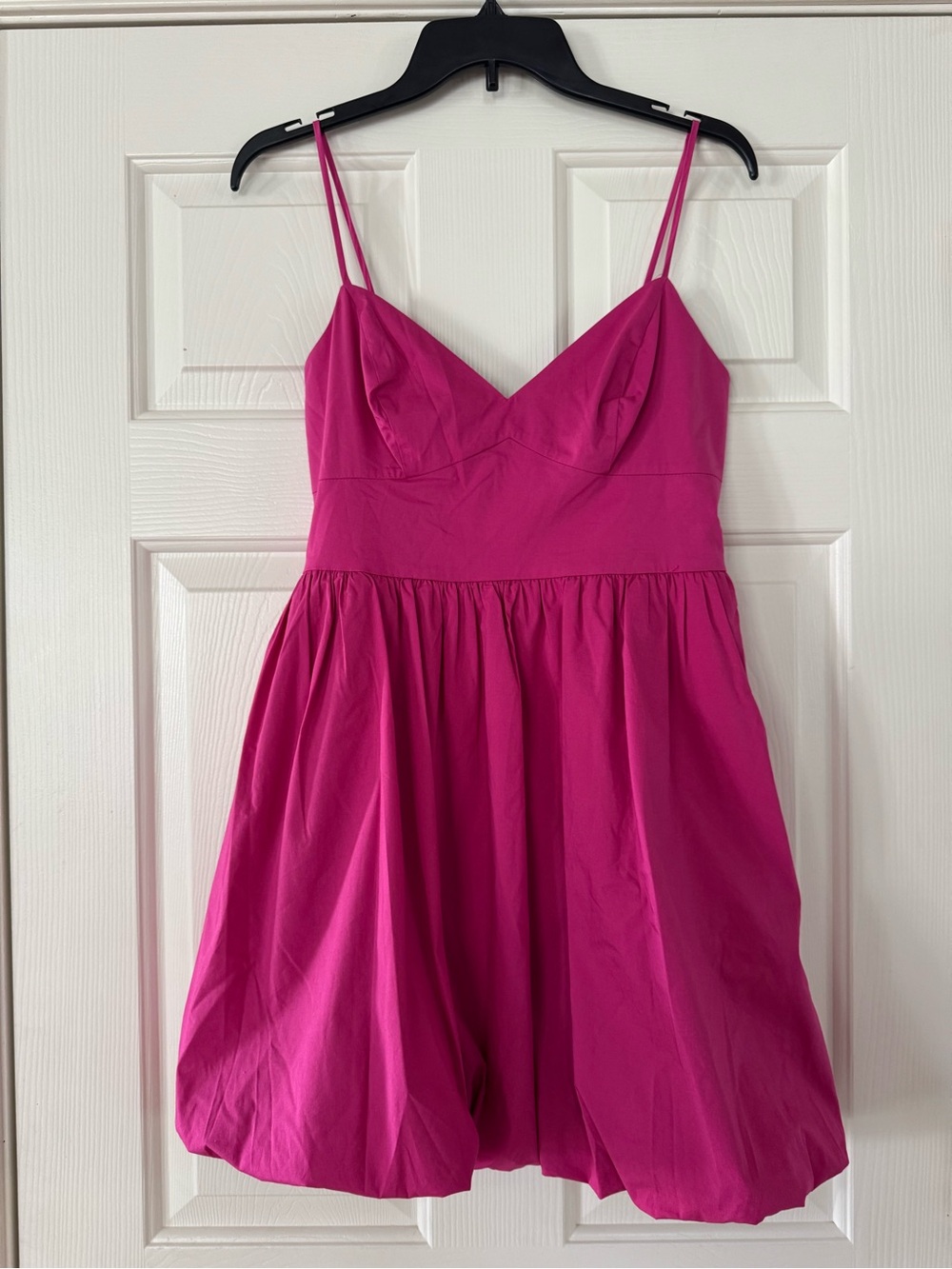 Express Fuchsia Spaghetti Strap Fit-and-Flare Dress size small